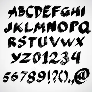 矢量字体设计素材