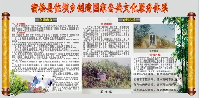 文化综合站展板