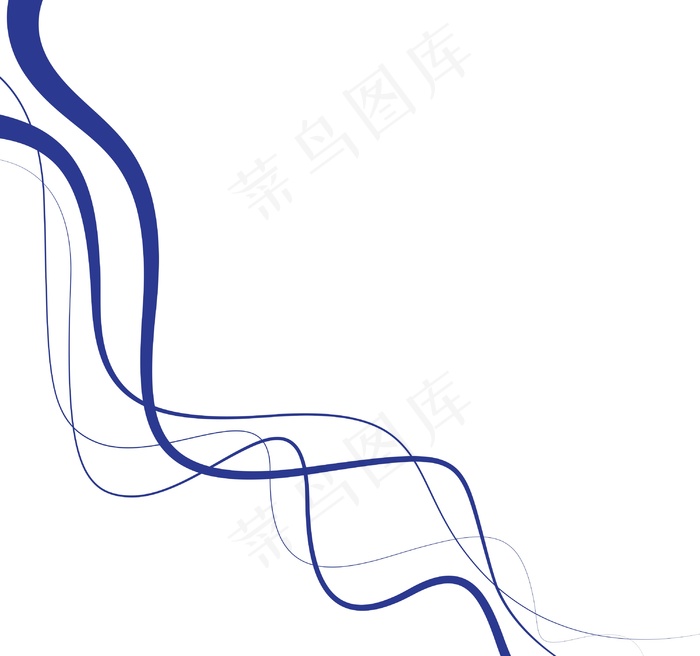 波浪线矢量背景eps,ai矢量模版下载
