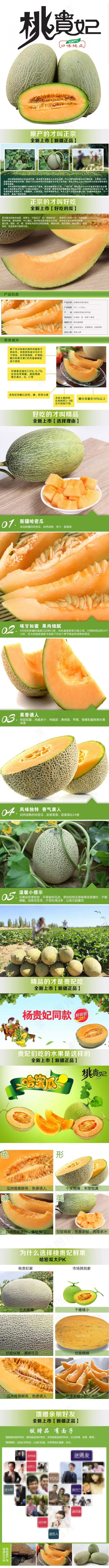 哈密瓜详情页(750X10787(DPI:72))psd模版下载
