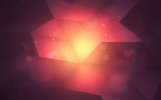 酷炫 晶格化 抽象几何体海报背景