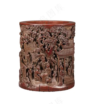 笔筒办公用品免抠素材PSD分层