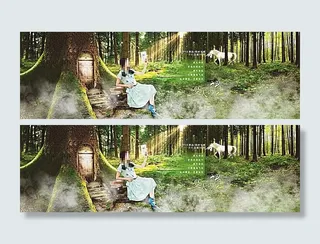 淘宝夏季女装裙子海报素材