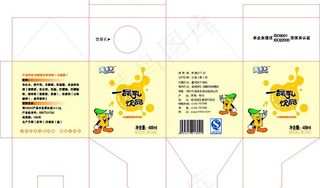 牛奶饮品屋顶盒图片