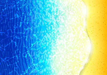 梦幻海水背景01-矢量素材