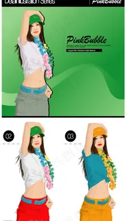 夏季渡假風格女性图片