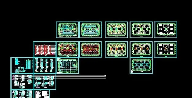 北京某十六层商住楼电气图