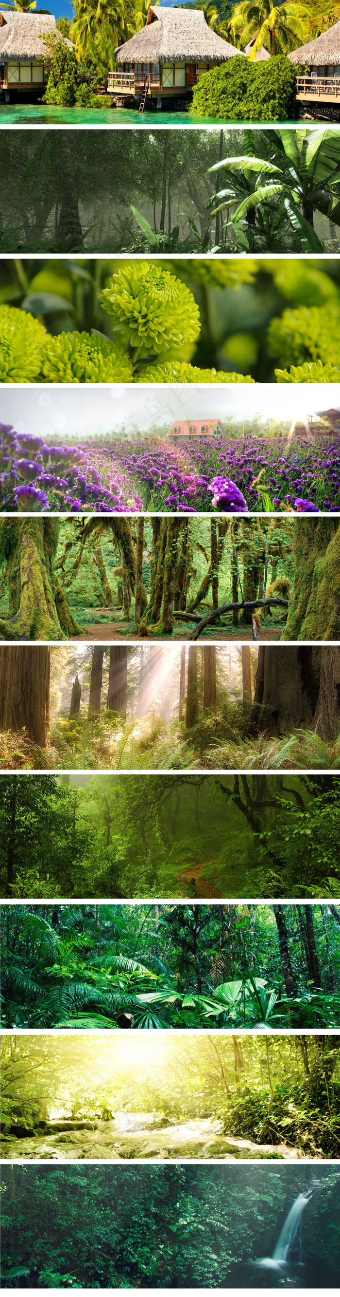 时尚唯美夏季促销服装海报女装男装海...