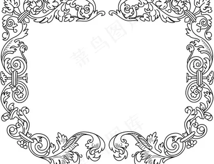欧式花纹图片