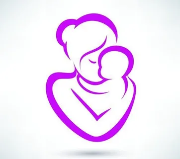 妊娠的抽象设计矢量图02