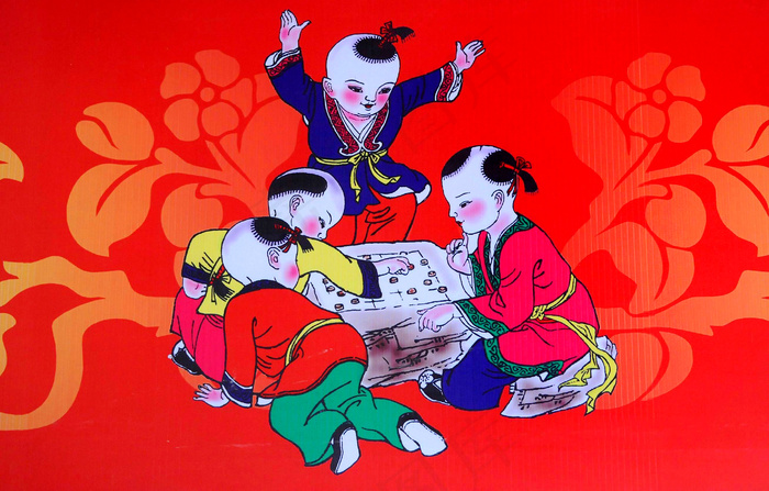 童子下棋图片