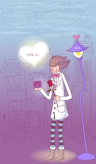 情人节卡通插画