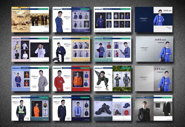 服装画册设计矢量素材cdr矢量模版下载