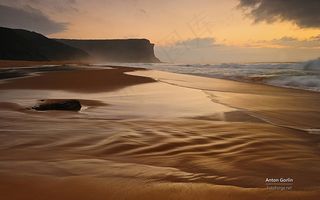 海滩沙漠高清桌面壁纸图片