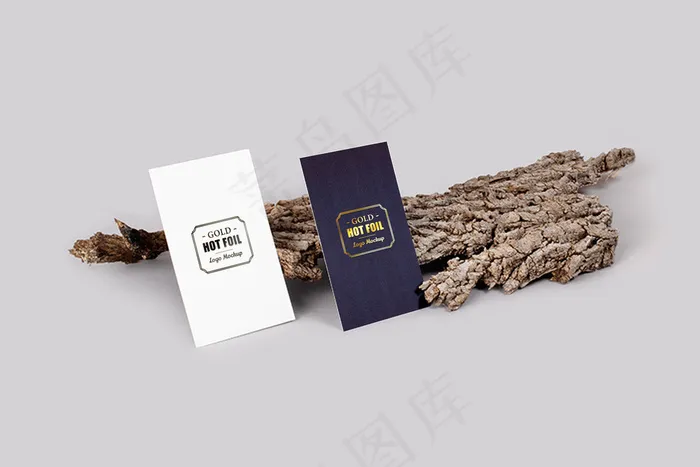 简约名片样机psd模版下载