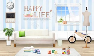 室内装饰设计 家具背景psd分层素...