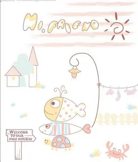 卡通鱼 矢量素材图片