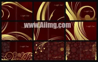 华丽欧式花纹封面设计