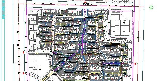 大型高端别墅社区景观规划图