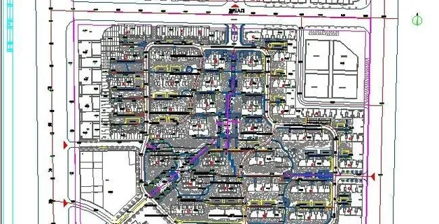 大型高端别墅社区景观规划图 大型高端别墅社区景观规划图