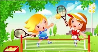 儿童运动会 卡通人物 矢量 AI_...