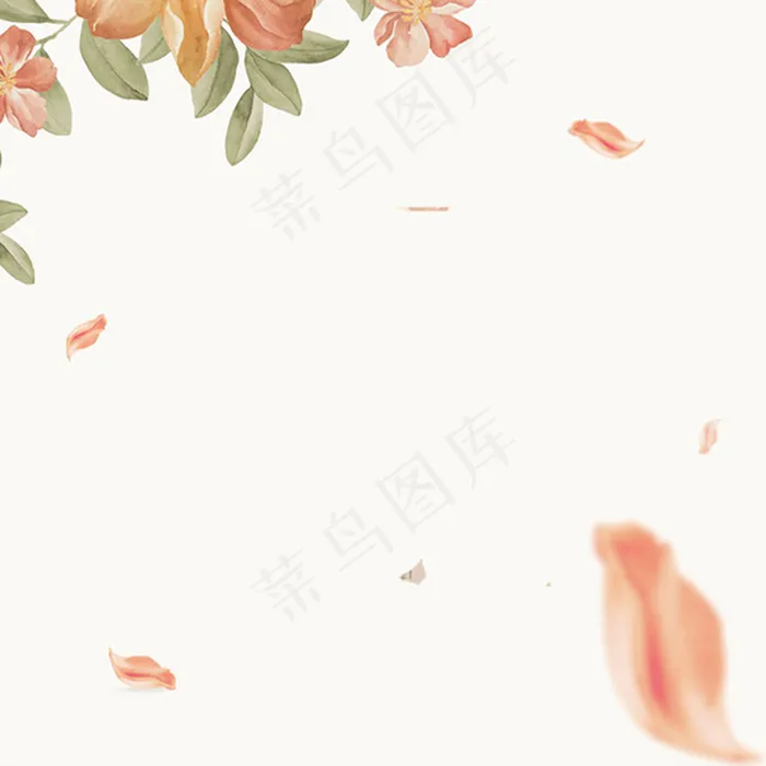 唯美树叶背景psd模版下载