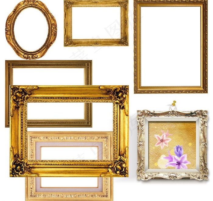 欧式相框图片