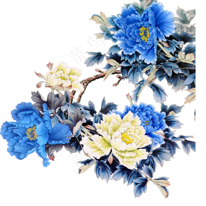 高清富贵牡丹PNG透明背景免扣素材