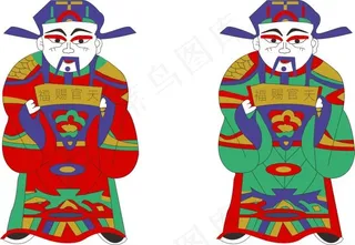 图形诛仙阵年画