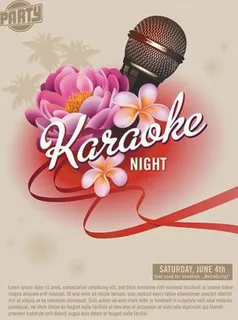 璀璨的麦克风背景矢量素材二