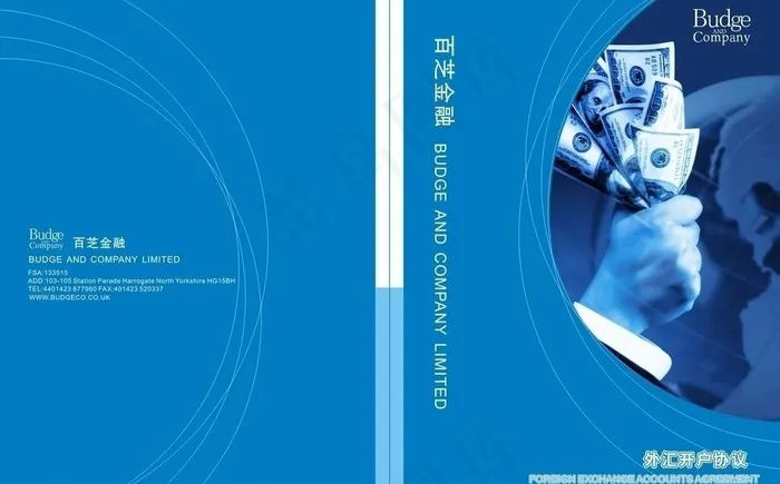 金融画册图片cdr矢量模版下载