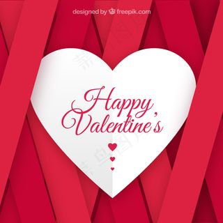 平情人节背景粉红条纹