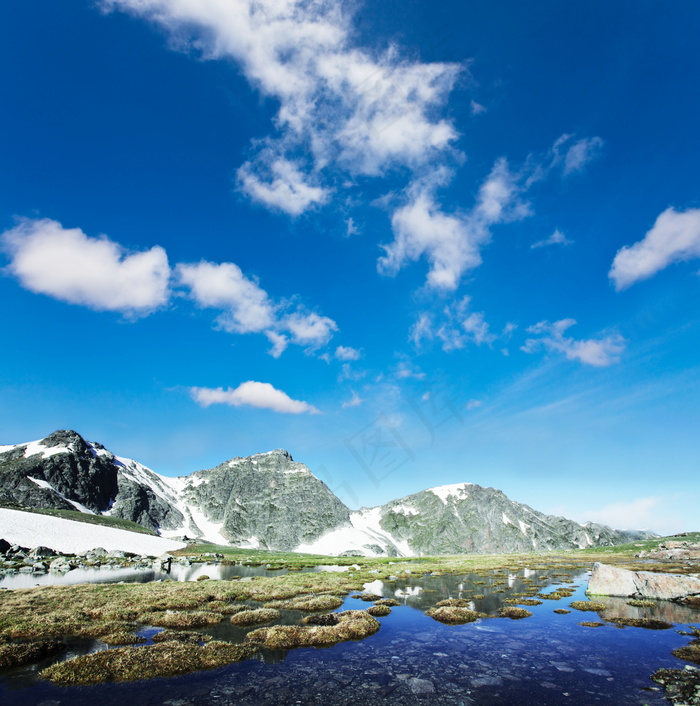 美丽雪山风光高清图片