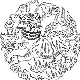 吉祥图案 黑白 中华传统 矢量 AI_0028