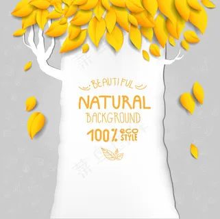 秋季自然创意设计矢量素材-2