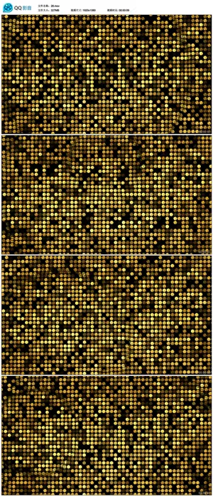 金色粒子LED视频素材