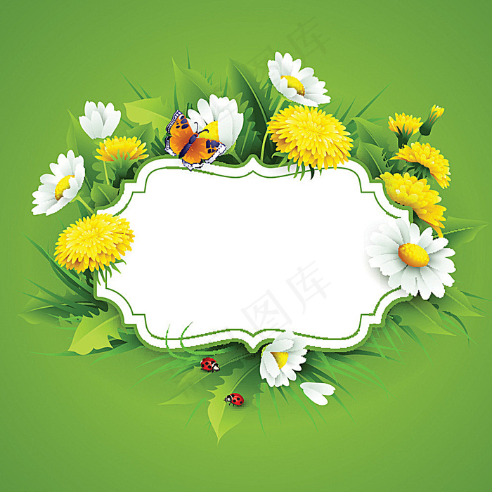 春天花卉背景图片