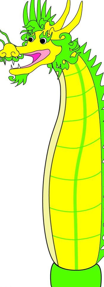 可爱龙 喷水器图片