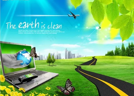 电脑宣传海报图片