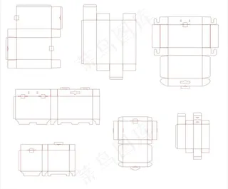 包装结构图图片