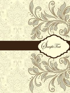 欧式底纹背景花纹