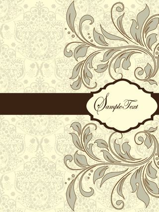 欧式底纹背景花纹