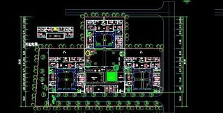 *的中式小别墅总平面规划图