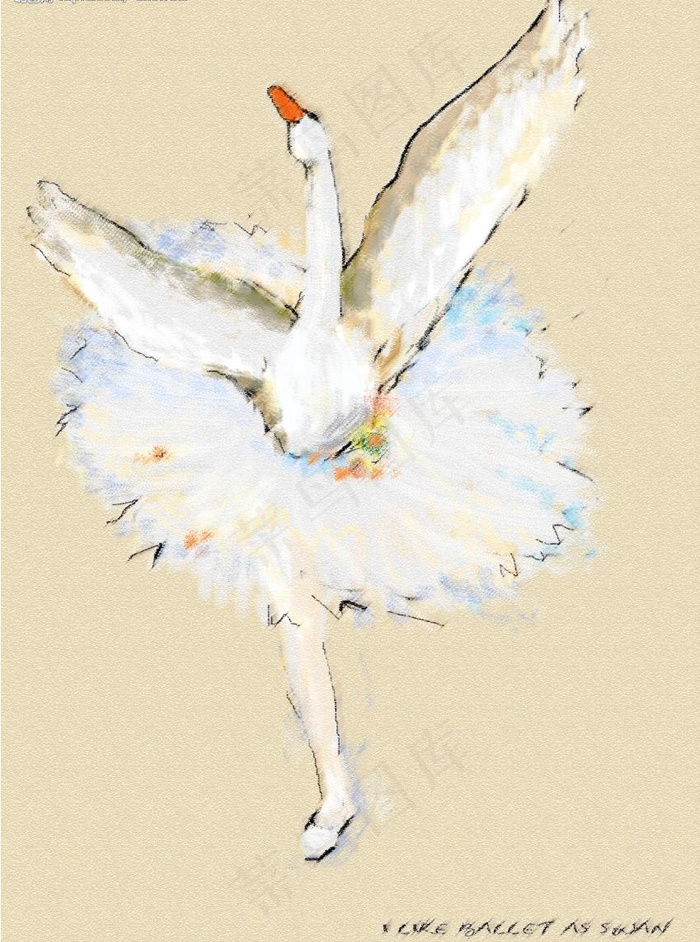 芭蕾舞创意海报图片