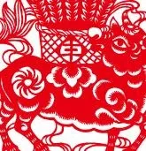 2009新春金牛剪纸矢量图16ai矢量模版下载