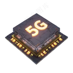 C4D酷炫5G芯片,免抠元素