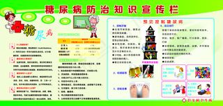 糖尿病防治知识宣传栏