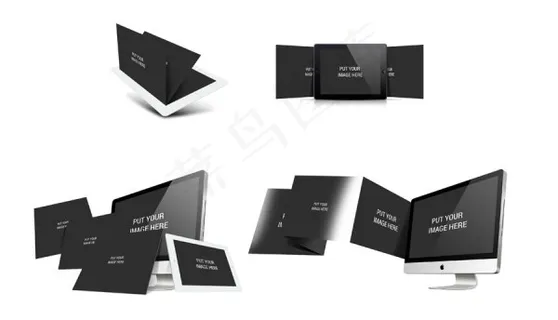 苹果产品模板—psd分层素材