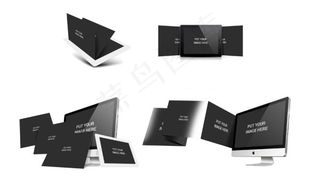 苹果产品模板—psd分层素材