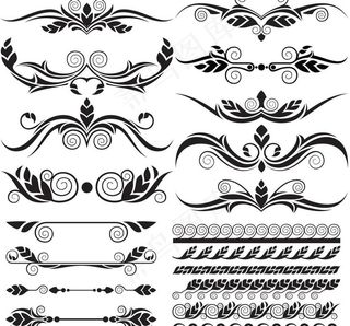 欧式古典花纹图片